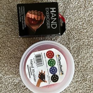 THERABAND hand trainer and ball exerciser